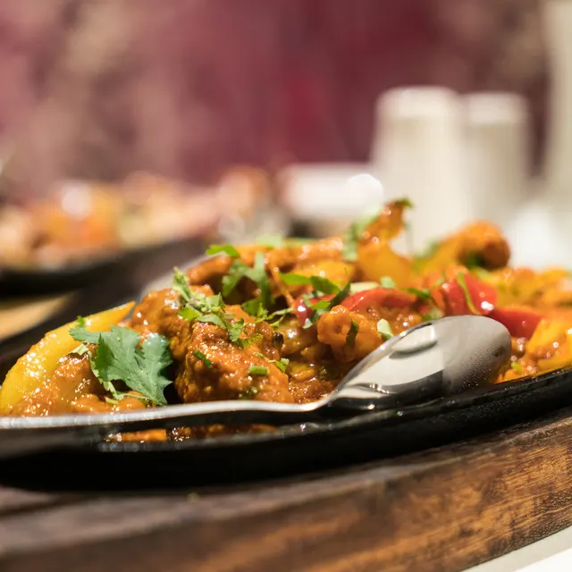 A mixed tandoori sizzler platter fresh from the clay oven